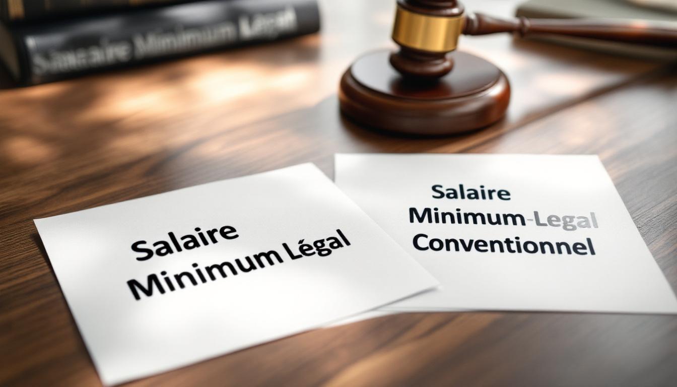 Comparatif salaire minimum légal vs conventionnel en France