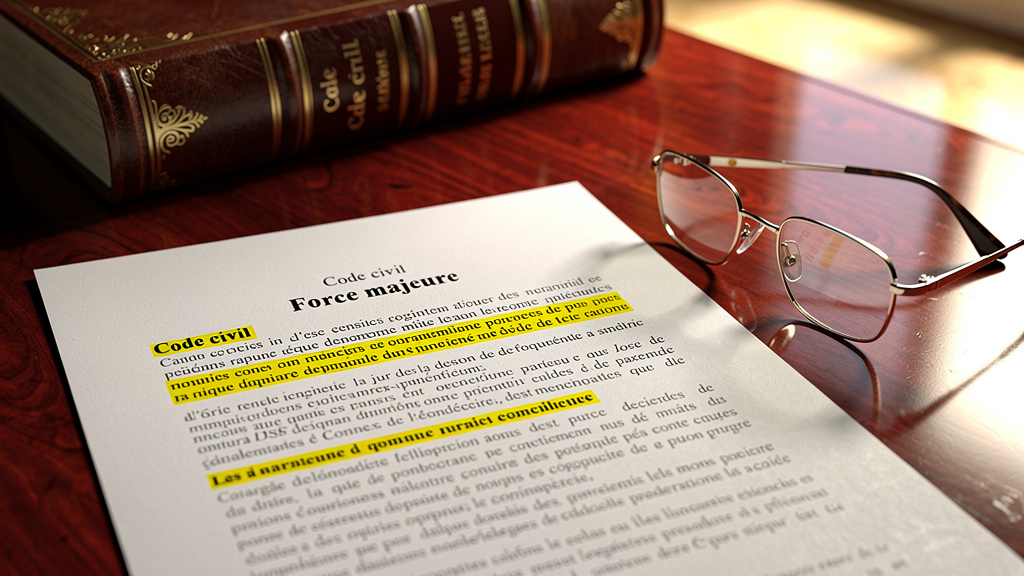Les dispositions essentielles de la force majeure code civil à maîtriser
